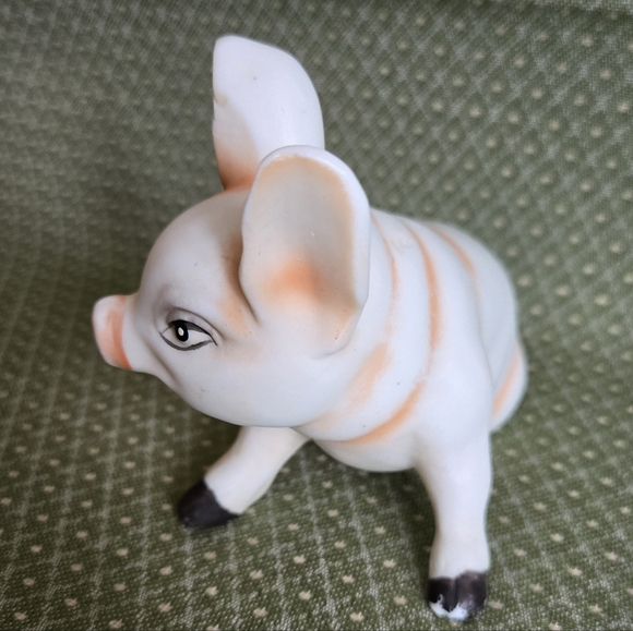 Porcelain Pig Figurine - Picture 2 of 6